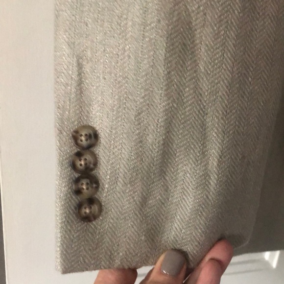 COPY - Jos. A. Bank Tweed Sport Coat 46R NWOT Neutral Versatile Color 2 Button - Picture 5 of 11